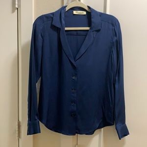 Navy blouse - Nouvelle palm beach